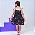Vestido infantil menina estampa Planetas modelo de alcinha - Imagem 7