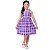 Vestido infantil menina estampado Xadrez modelo de alcinha - Imagem 8