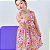 Vestido infantil menina estampa Reino animal modelo alcinha - Imagem 5