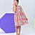 Vestido infantil menina estampa Reino animal modelo alcinha - Imagem 3