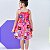Vestido infantil menina moda estampa Feliz modelo alcinha - Imagem 7