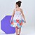 Vestido infantil menina moda tema dos Gatos modelo ciganinha - Imagem 7