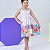 Vestido infantil menina moda tema dos Gatos modelo ciganinha - Imagem 3
