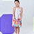 Vestido infantil menina moda tema dos Gatos modelo ciganinha - Imagem 6