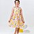 Vestido infantil meninas estampa fruta lima modelo alcinha - Imagem 1