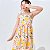 Vestido infantil meninas estampa fruta lima modelo alcinha - Imagem 5
