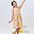Vestido infantil meninas estampa fruta lima modelo alcinha - Imagem 3