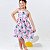 Vestido infantil meninas tema Panda e coração modelo alcinha - Imagem 2