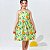 Vestido infantil meninas estampa Tigre e Onça modelo alcinha - Imagem 2