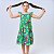 Vestido infantil meninas estampa Coração arco íris cor verde - Imagem 3