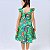 Vestido infantil meninas estampa Coração arco íris cor verde - Imagem 7
