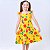 Vestido infantil meninas estampa de Florzinha cor amarelo - Imagem 1