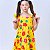 Vestido infantil meninas estampa de Florzinha cor amarelo - Imagem 5