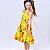 Vestido infantil meninas estampa de Florzinha cor amarelo - Imagem 6