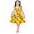 Vestido infantil meninas estampa de Florzinha cor amarelo - Imagem 8