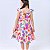 Vestido infantil meninas festa casual estampa de Sorrisos - Imagem 7