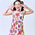 Vestido infantil meninas festa casual estampa de Sorrisos - Imagem 6