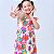 Vestido infantil meninas festa casual estampa de Sorrisos - Imagem 5