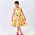 Vestido infantil menina festa casual cor amarelinho coração - Imagem 5