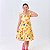 Vestido infantil menina festa casual cor amarelinho coração - Imagem 3
