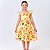 Vestido infantil menina festa casual cor amarelinho coração - Imagem 1