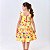 Vestido infantil menina festa casual cor amarelinho coração - Imagem 4