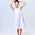 Vestido infantil meninas cor Branco rodado festa moda luxo - Imagem 6