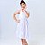 Vestido infantil meninas cor Branco rodado festa moda luxo - Imagem 5