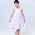 Vestido infantil meninas cor Branco rodado festa moda luxo - Imagem 1