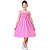 Vestido infantil para meninas na cor Rosa modelo ciganinha - Imagem 1