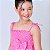 Vestido infantil para meninas na cor Rosa modelo ciganinha - Imagem 9