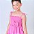 Vestido infantil para meninas na cor Rosa modelo ciganinha - Imagem 5