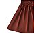 Vestido infantil para meninas na cor Marrom modelo ciganinha - Imagem 4