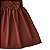 Vestido infantil para meninas na cor Marrom modelo ciganinha - Imagem 5