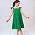Vestido infantil menina Verde rodado festa luxo babadinho - Imagem 5