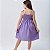 Vestido infantil menina na cor Lilás Claro modelo ciganinha - Imagem 7