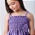 Vestido infantil menina na cor Lilás Claro modelo ciganinha - Imagem 9