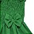 Vestido infantil meninas cor Verde bandeira modelo ciganinha - Imagem 4