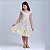 Vestido Infantil Meninas Estampado Flor Margarida Rodado - Imagem 3