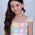 Vestido Infantil Meninas Estampado Flor Margarida Rodado - Imagem 5