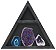 Nicho e Altar Triangular p/ estátuas, pedras e cristais ZR5 - Imagem 1