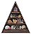 Nicho e Altar Triangular p/ pedras, cristais, seixos ZR8 - Imagem 1