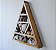 Nicho e Altar Triangular p/ pedras e cristais, pontas, drusas ZR15 - Imagem 2
