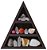 Nicho e Altar Triangular p/ pedras e cristais ZR17 - Imagem 1