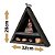 Nicho e Altar Triangular p/ estátuas, pedras, cristais ZR19 - Imagem 3