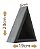Nicho e Altar Triangular p/ estátuas, pedras e cristais ZR20 - Imagem 5