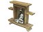 Templo Zen Altar de mesa para estátuas, religião, pedras e cristais ZA06 - Imagem 7