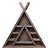 Nicho e altar triangular ZR24 p/ pedras cristais, estátuas, religião, drusas - Imagem 2