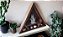 Nicho e Altar Triangular, porta-cristais, pedras, estátuas, óleo essencial ZR6 - Imagem 3