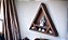Nicho e Altar Triangular, porta-cristais, pedras, estátuas, óleo essencial ZR6 - Imagem 2